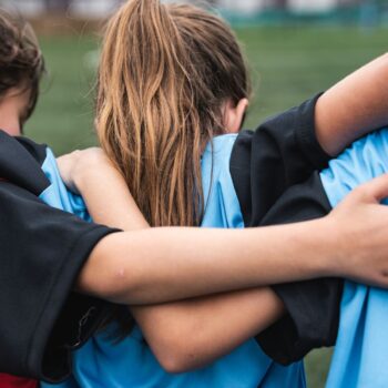 Girls play football. Pic: iStock