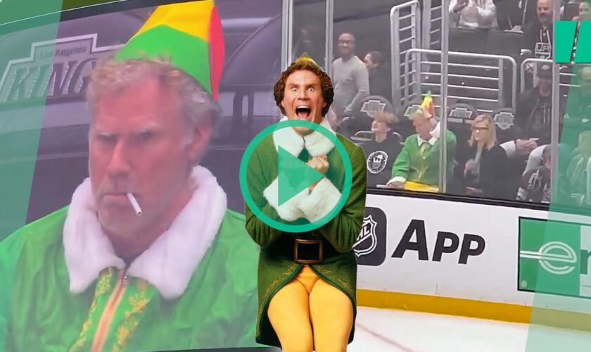 Le déguisement de Will Ferrell en plein match de hockey n’est pas passé inaperçu