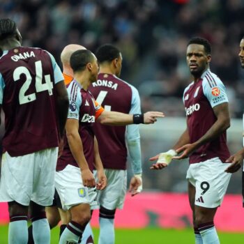 Aston Villa striker Jhon Duran charged by FA for red card reaction