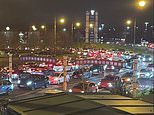 Fights break out after motorists get stuck in shopping centre car park for FIVE hours in hellish traffic jam