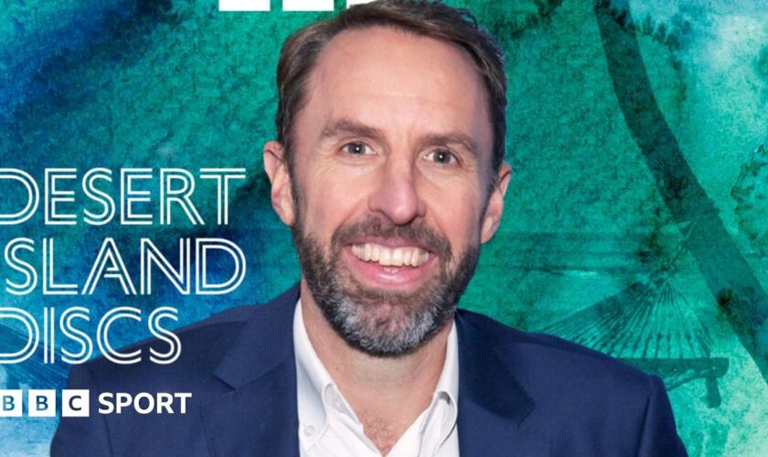 Gareth Southgate on Radio 4's Desert Island Discs.