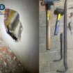 Alarma social por un ladrón de butrones que asaltó cinco comercios  y causó graves destrozos sin lograr un botín de valor