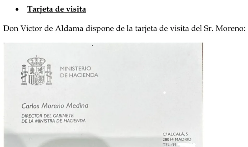 Aldama en el Supremo: "El jefe de Gabinete de Montero me pidió oportunidades de inmuebles para adquirir con su pareja"