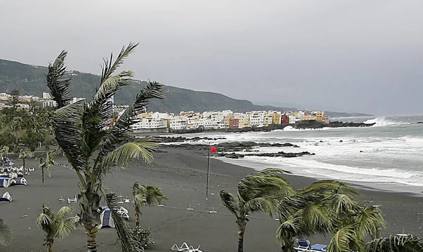 Alerta en Canarias por fuertes rachas de vientos en El Hierro, La Gomera y Tenerife