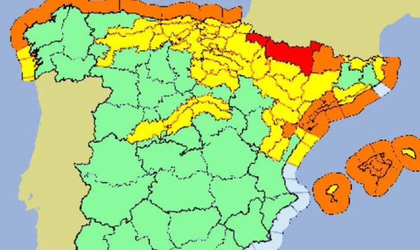 Alerta roja en el Pirineo oscense y navarro y el valle de Arán por nieve