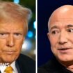 Amazon founder Jeff Bezos dines with Donald Trump at Mar-a-Lago