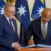 Australia, Nauru ink landmark security deal