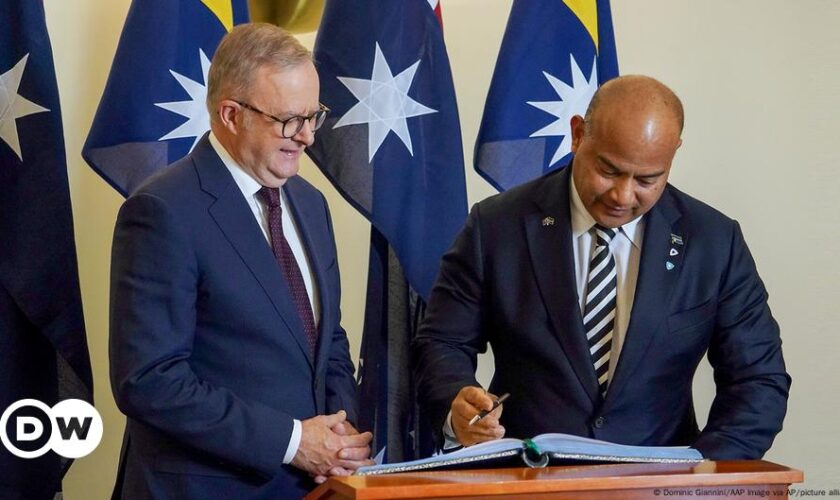 Australia, Nauru ink landmark security deal