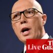 Australia news live: Peter Dutton to drop Aboriginal flag display if elected PM; Dawn Fraser reportedly in hospital after fall