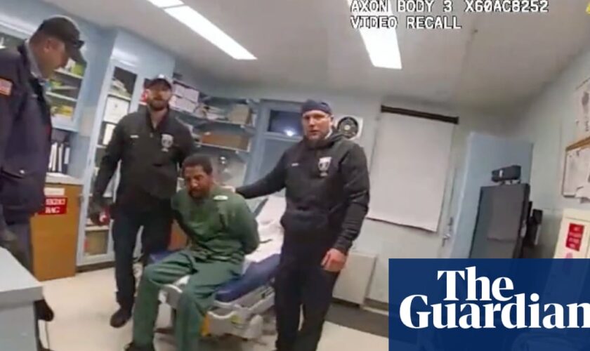 Body-camera video released of beating preceding New York prisoner’s death