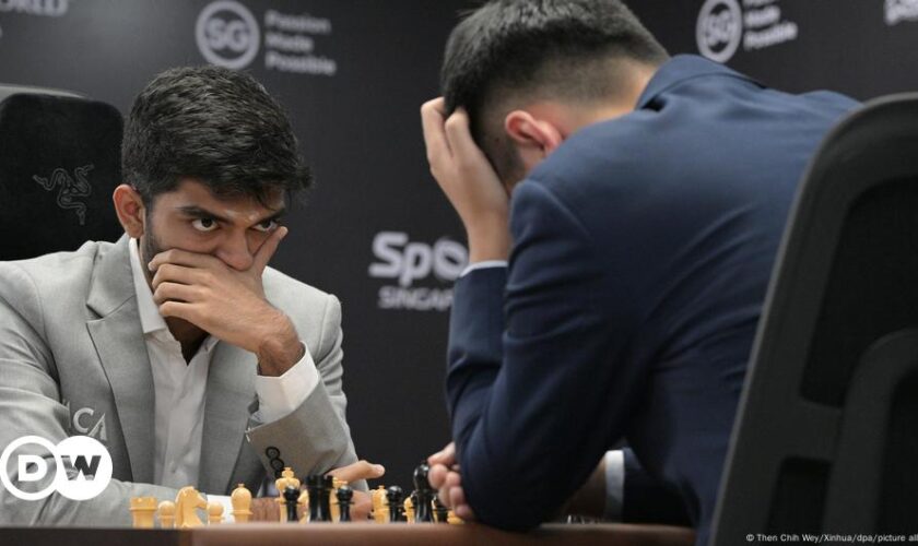 Chess: Gukesh takes world championship lead as Ding blunders