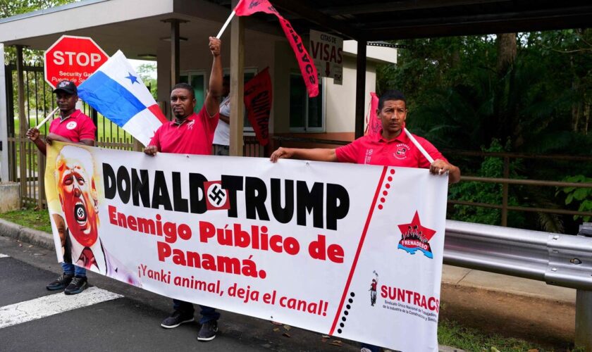 « Dehors le gringo » : au Panama, les menaces de Trump sur le canal enragent les manifestants