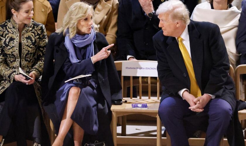 Donald Trump utilise la photo virale avec Jill Biden à Notre-Dame pour promouvoir son parfum