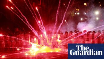 Dozens hospitalised in third night of pro-EU protests in Georgia