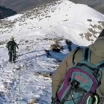 El GREIM rescata en el Pico San Lorenzo (La Rioja) a dos burgaleses, un padre y su hijo menor