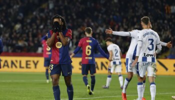 El Leganés provoca otro sonrojo al Barcelona en Montjuïc