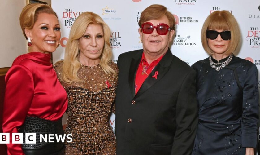 Elton John unable to 'watch own musical' after eyesight loss