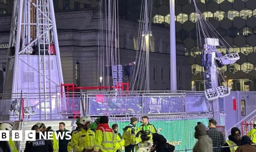 Emergency services rush to city fairground ride