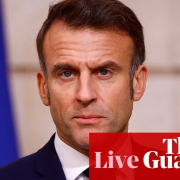 Emmanuel Macron addresses France after no-confidence vote topples Michel Barnier government – live