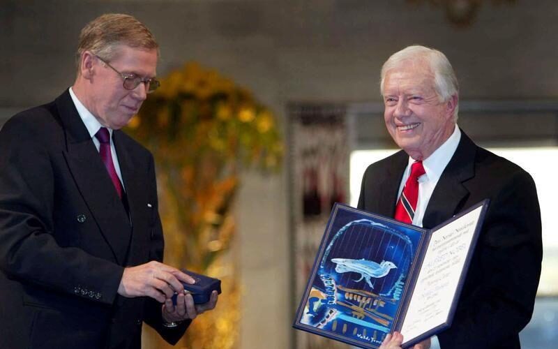 En 2002, Jimmy Carter recevait le prix Nobel de la paix