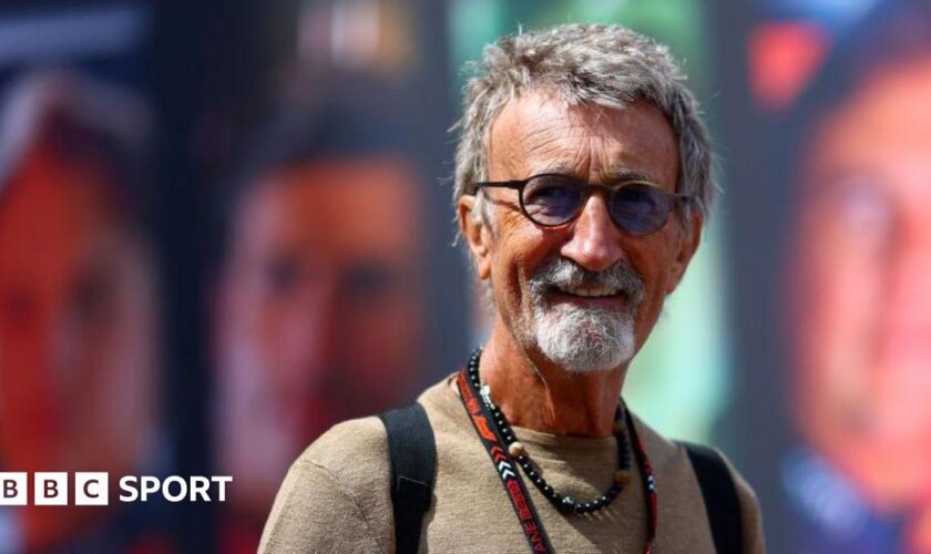 Eddie Jordan in the paddock in Monaco in May 2024