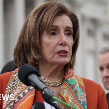 Former US House speaker Nancy Pelosi in hospital after injury on overseas trip