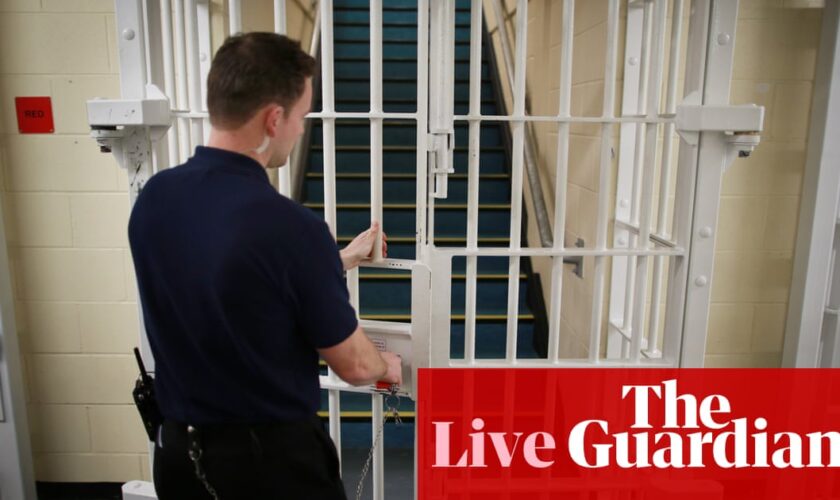 Four new prisons to be built but space could still run out, minister warns – UK politics live