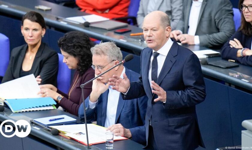 Fragestunde im Bundestag: Kanzler Scholz im Wahlkampfmodus