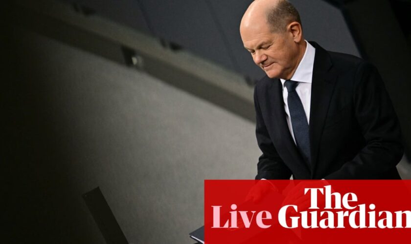 Germany: parliament to declare no confidence in chancellor Olaf Scholz – live