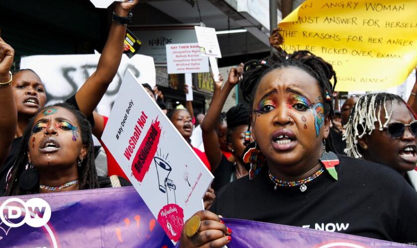 Kenia I Protest für ein Ende der Femizide in Nairobi