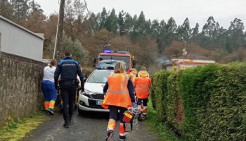 Heridos de gravedad una pareja y su bebé de 10 días tras incendiarse su casa en Pontevedra por un radiador eléctrico