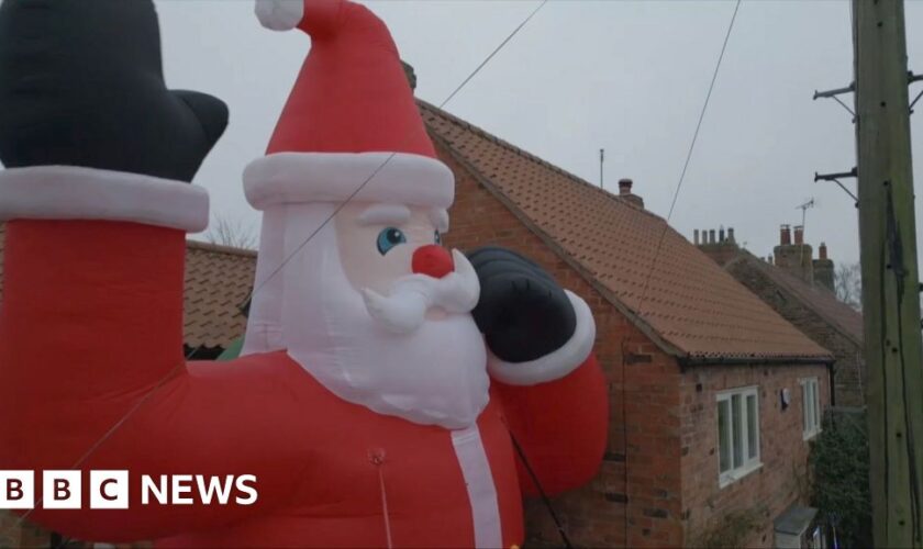 'I drunkenly bought a Santa taller than my house'