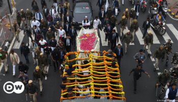 India: State funeral held for former PM Manmohan Singh