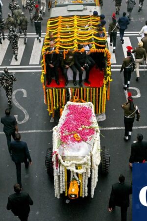 India mourns former PM Manmohan Singh with Delhi state funeral