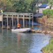 Inondations du Grand Morin : à La Ferté-Gaucher, le barrage d’un ancien moulin démonté