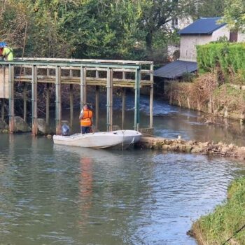 Inondations du Grand Morin : à La Ferté-Gaucher, le barrage d’un ancien moulin démonté