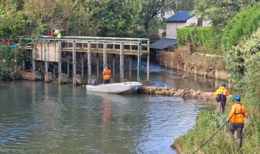 Inondations du Grand Morin : à La Ferté-Gaucher, le barrage d’un ancien moulin démonté