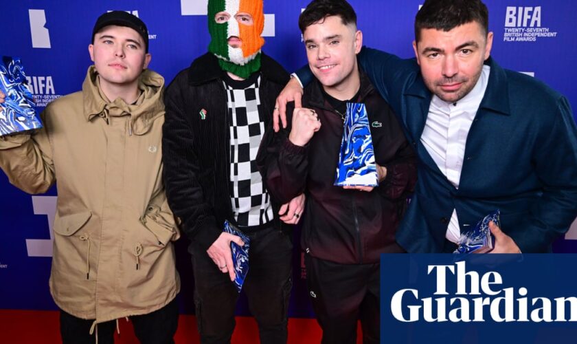 Irish rap comedy Kneecap tops British independent film awards