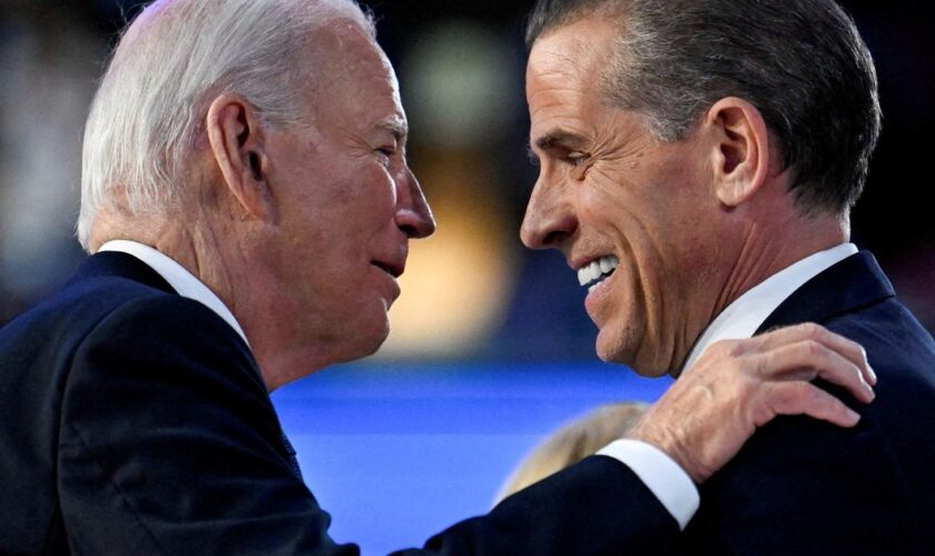 Joe Biden gracie son fils Hunter et fait scandale