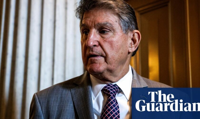 Joe Manchin warns Democratic party is ‘toxic’ as he steps down from US Senate