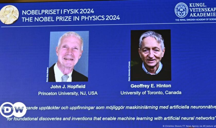 John Hopfield and Geoffrey Hinton receive Nobel physics award for AI advances