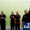 Kung fu nuns show off martial art skills at monastery reopening in Nepal