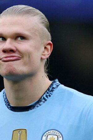 Manchester City striker Erling Haaland