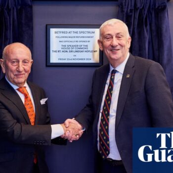 Lindsay Hoyle must apologise for opening Betfred HQ, gambling reform campaigners say