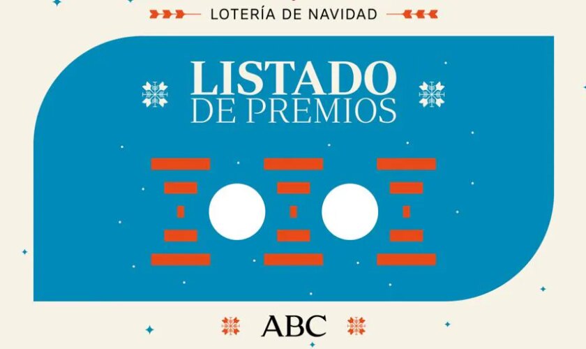 Lista oficial de premios del sorteo de la Lotería de Navidad 2024: comprueba el pdf