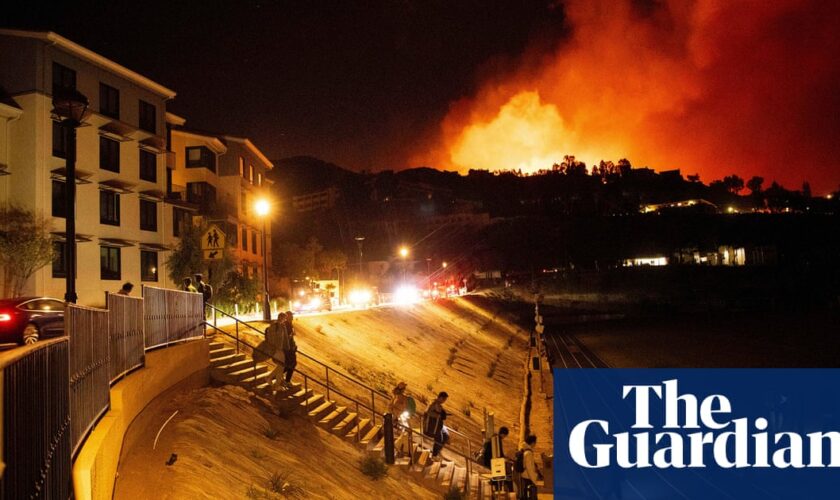 Malibu wildfire forces mass evacuations as it burns near college: ‘It was so scary’