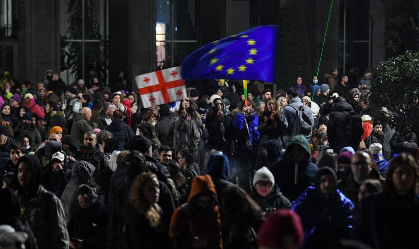 Manifestations en Géorgie : l’Union européenne se contente du service minimum