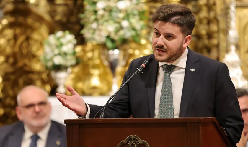 Manuel Lamprea pronuncia el Pregón de la Esperanza en la parroquia de la O