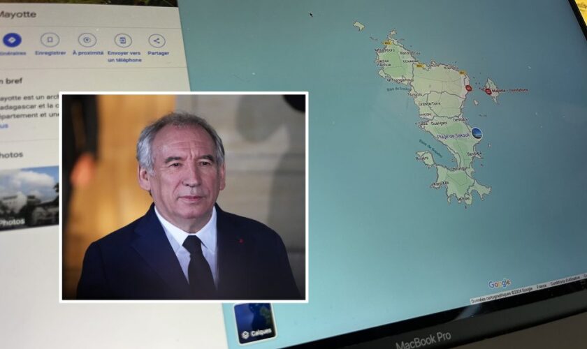 Mayotte – François Bayrou survolera l’île sur Google Maps