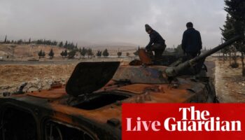 Middle East crisis live: 14 security personnel killed in Syria after clash over former prison officer